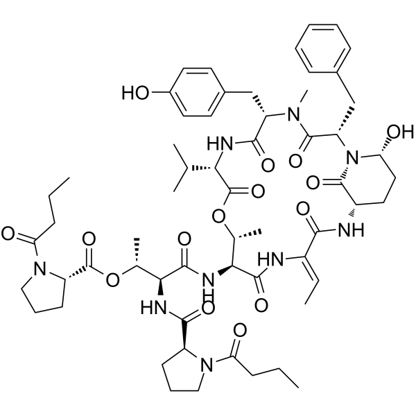 Rivulariapeptolides 1155 Structure